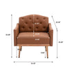 Distinctive armchair, modern PU leather