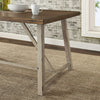 Collin Wood and Metal Dining Table