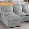 Sectional Sofa Couches for Living Room, 4-Seat