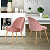 Dining Chairs Set of 2 with Backrest for Kitchen