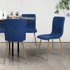 Upholstered Dining Side Chairs for Home Furniture blue